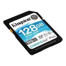 Buy 128G SD KINGST CANVAS GO+ KINGSTON SD 128GB UHS-I CL10 PLASTIC at low price from digiteq.com