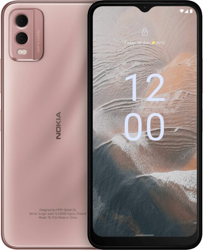 Buy NOKIA C32 DS 4/64 PINK NOKIA SMART 6.5" ANDROID 13 DS 8CORES 4GB RAM 64GB ROM 5000MAH NANO SIM USB-C PINK at low price from digiteq.com
