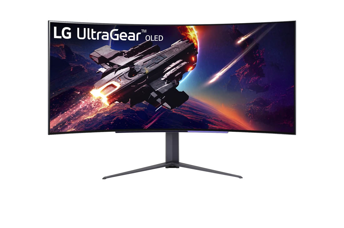 Buy 45 LG 45GR95QE-B LG 45 WQHD 240Hz OLED 0.03ms 21:9 HDMI DP USB FREESYNC PIP HDR CURVED SWIVEL at low price from digiteq.com