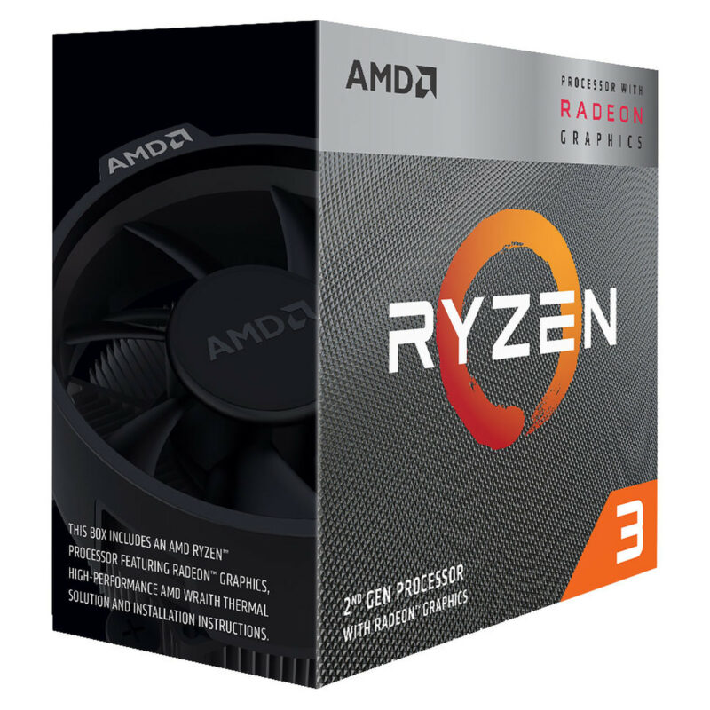 Buy AMD RYZEN 3 3200G 3.6G /BOX AMD RYZEN 3 AM4 3.6GHZ 4CORES INTVGA FAN 65W DESKTOP at low price from digiteq.com