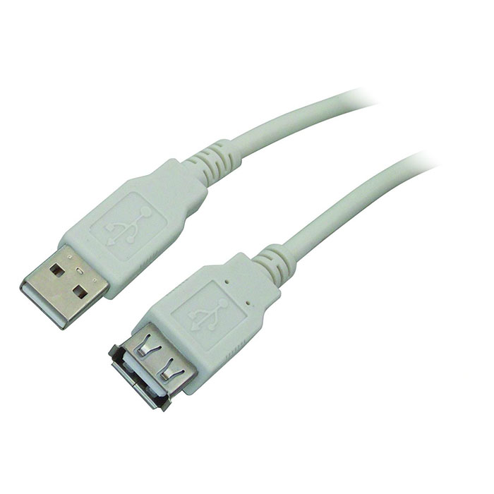 Buy CABLE USB 2.0 EXTENSION 0.8M at low price from digiteq.com