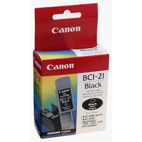 Buy CANON BCI-21BK NOIR BJC-2000/2100/2110/2115/2120/4000/4100/4200/4300/4400/4550/5000/5100 C530 C545 C555 C560 C635 C2500 à bas prix sur digiteq.com