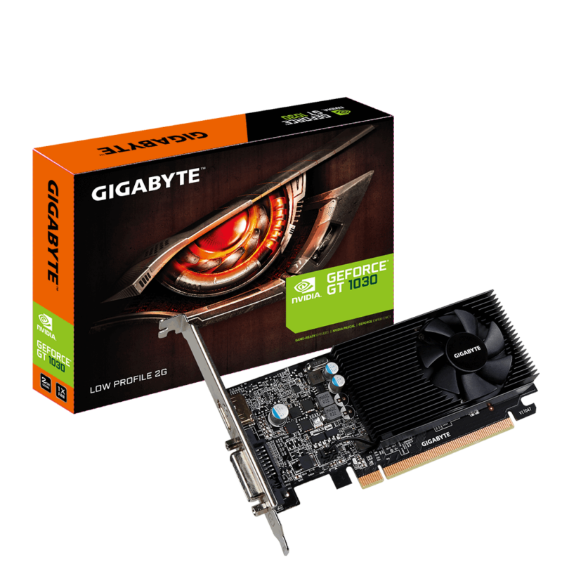 Buy GB N1030D5-2GL GIGABYTE NVIDIA GT1030 HDMI DVI-D 64B 2GB ACTIVE LP at low price from digiteq.com