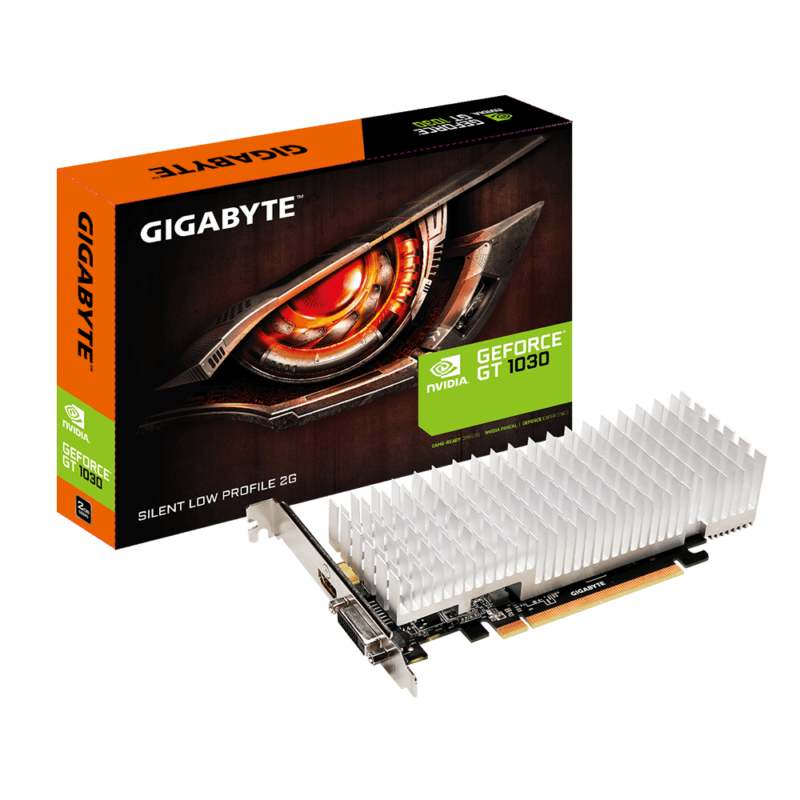Buy GB N1030SL-2GL GIGABYTE NVIDIA GT1030 HDMI DVI-D 64B 2GB PASSIVE at low price from digiteq.com