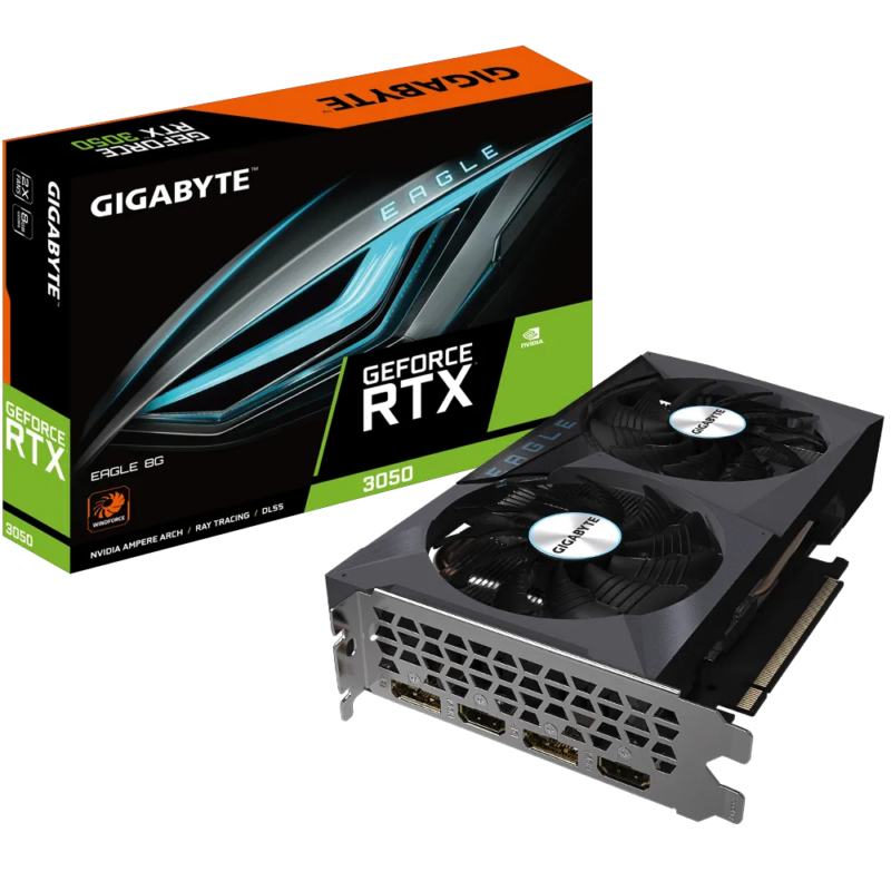 Buy GB N3050EAGLE-8GD GIGABYTE NVIDIA RTX3050 HDMI DP 128B 8GB ACTIVE at low price from digiteq.com