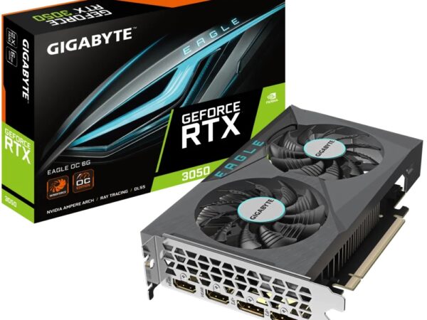 Buy GB N3050EAGLE OC-6GD GIGABYTE NVIDIA RTX3050 HDMI DP 96B 6GB ACTIVE at low price from digiteq.com