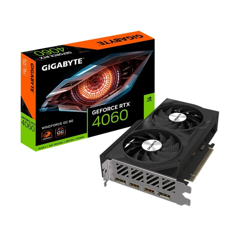 Buy GB N4060WF2OC-8GD GIGABYTE NVIDIA RTX4060 HDMI DP 128B 8GB ACTIVE at low price from digiteq.com