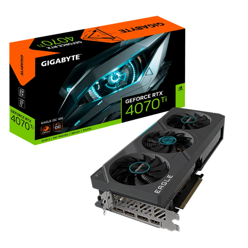 Buy GB N407TEAGLE OC-12GD GIGABYTE NVIDIA RTX4070TI HDMI DP 192B 12GB ACTIVE at low price from digiteq.com