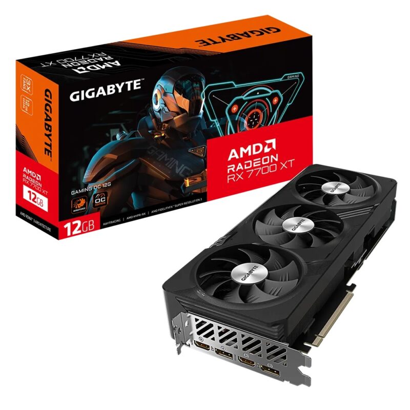 Buy GB R77XTGAMING OC-12GD GIGABYTE AMD RX7700XT HDMI DP 192B 12GB ACTIVE at low price from digiteq.com