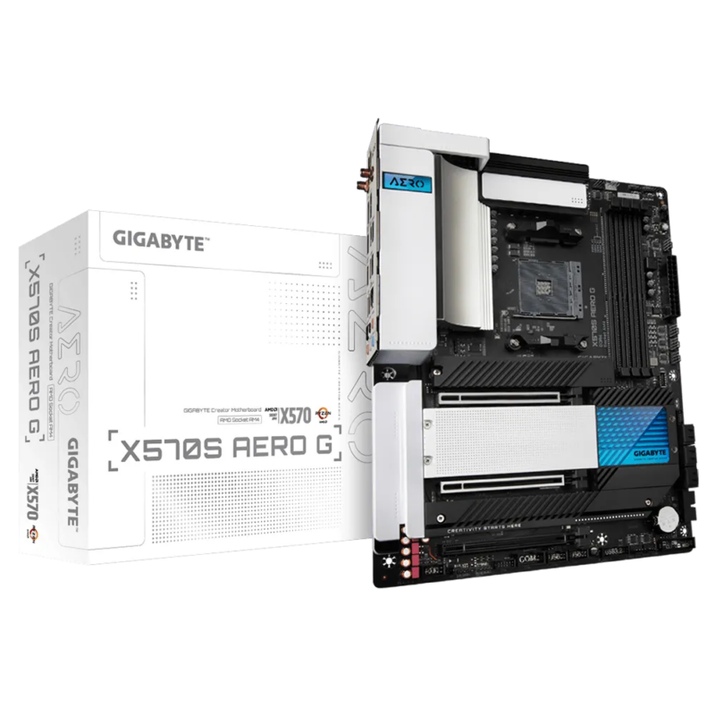 Buy GB X570S AERO G /AM4 GB X570 4xDDR4  6xSATA3  RAID HDMI DP           3xM2 GLAN       3xPCIEx16                  WiFi at low price from digiteq.com