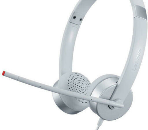 Buy LENOVO 100 STEREO HEADSET GXD1 LENOVO HEADSET WIRED 3.5MM MIC at low price from digiteq.com