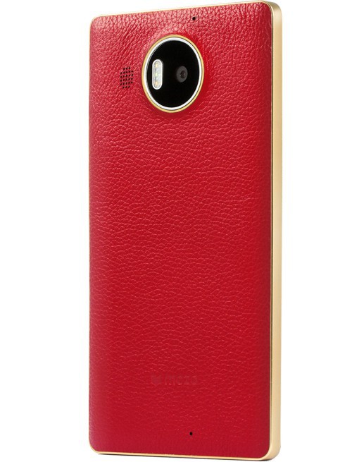 Buy MS LUMIA 950XL LEATHER BACK MICROSOFT ACCESSORIES COVER RED at low price from digiteq.com
