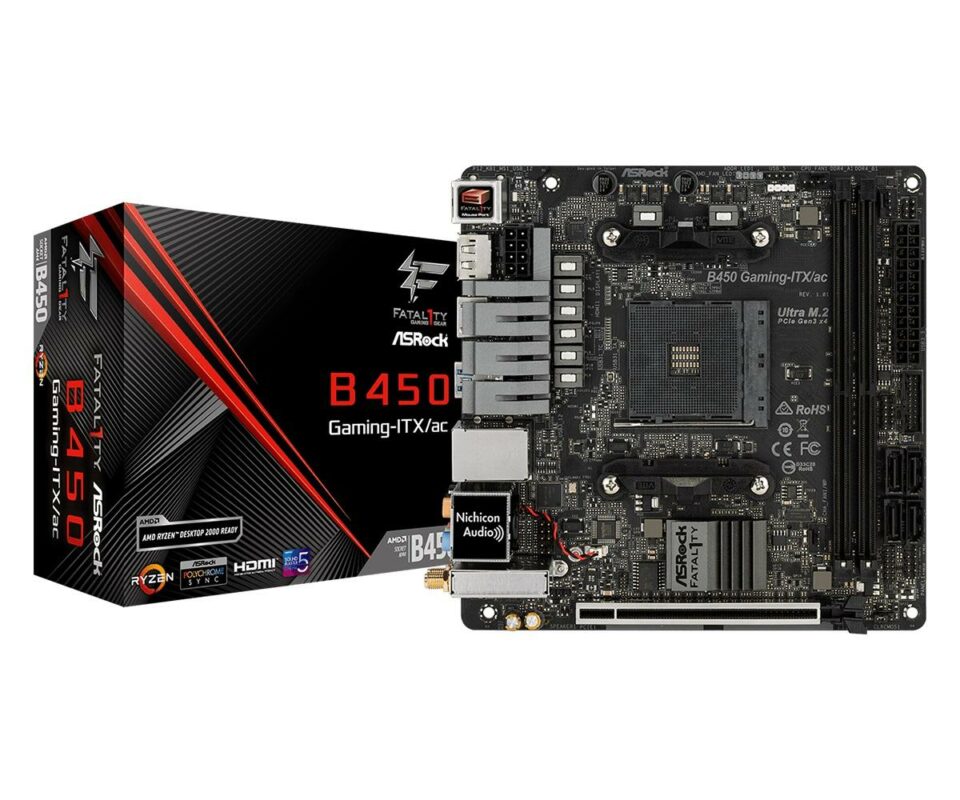 Buy Motherboard ASROCK Fatal1ty B450 Gaming-ITX/ac from digiteq.com