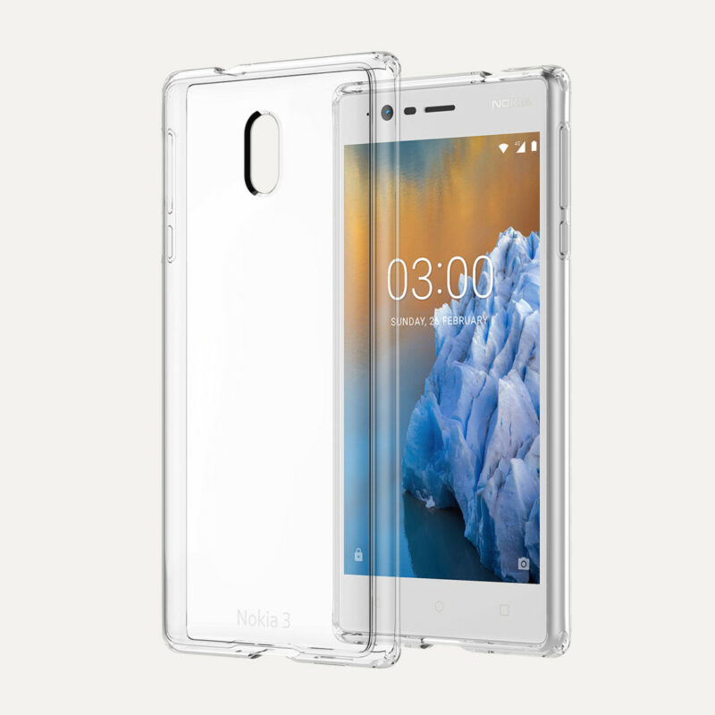 Buy NOKIA 3 HYBRID PROTECTIVE CASE NOKIA ACCESSORIES COVER TRANSPARENT at low price from digiteq.com