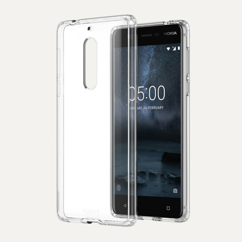 Buy NOKIA 5 HYBRID PROTECTIVE CASE NOKIA ACCESSORIES COVER TRANSPARENT at low price from digiteq.com
