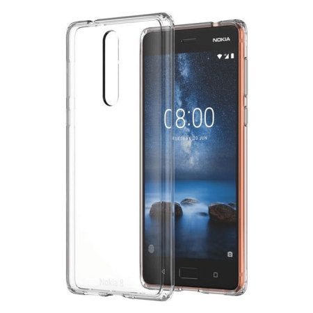 Buy NOKIA 8 HYBRID CRYSTAL COVER NOKIA ACCESSORIES COVER TRANSPARENT at low price from digiteq.com