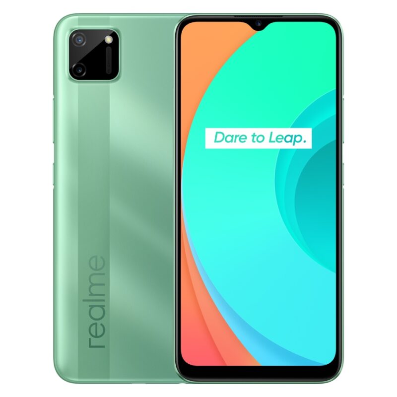 Buy REALME C11 2185 3G+32G /GREEN REALME SMART 6.5" ANDROID 10 DS 8CORES 3GB 32GB 5000MAH NANO SIM MICRO USB GREEN at low price from digiteq.com